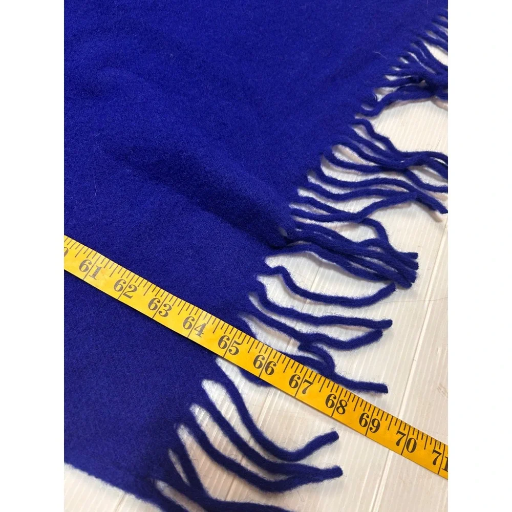 Vintage Pendleton Air Force Academy Blue Wool Blanket Throw USA Made 65x53